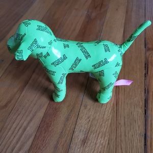 Lime Green Leather Dog